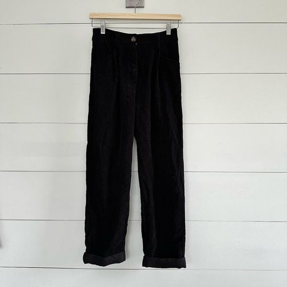 Petal & Pup Pants & Jumpsuits Petal Pup Womens 2 Black Corduroy
